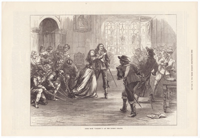 Scene from 'Charles I,' at the Lyceum Theatre